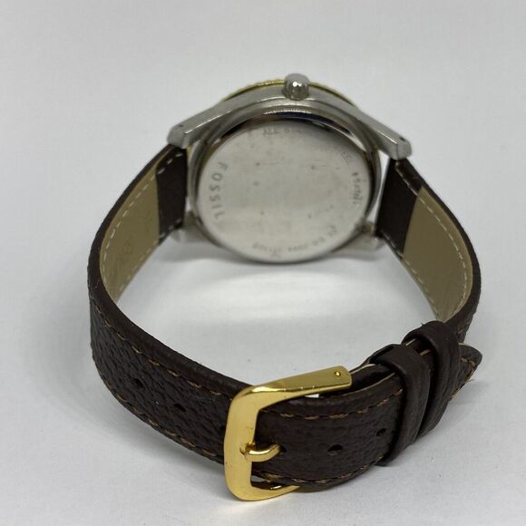 Fossil Stella ES2944 Women's Brown Leather Strap Analog Dial Quartz Watch EY476 - Picture 10 of 12